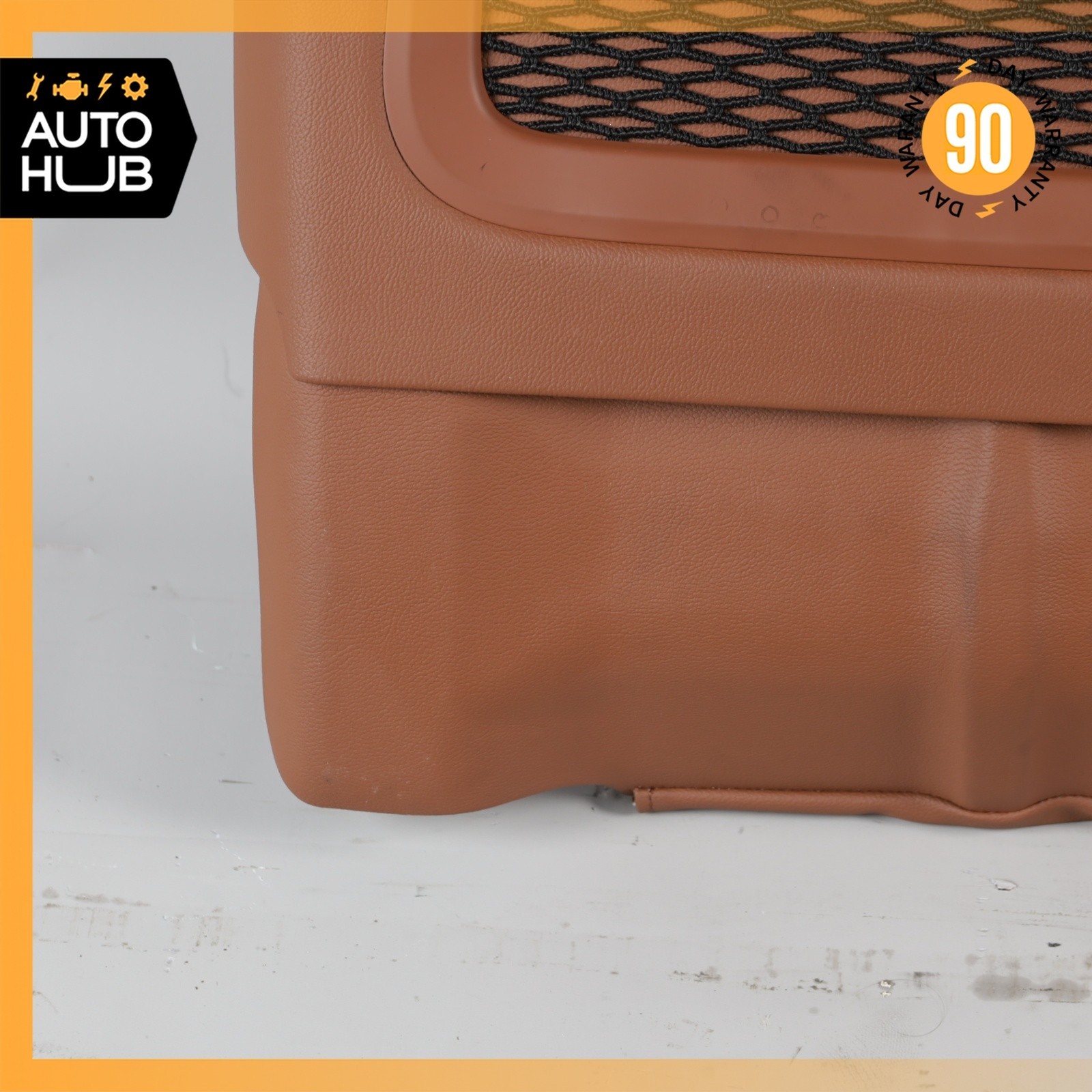 14-17 Maserati Ghibli M157 Front Right Side Seat Back Cover Brown OEM 68k