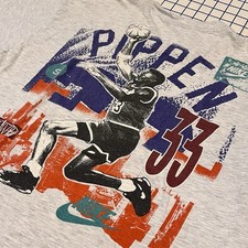 Vintage 90s Nike Scottie Pippen #33 Chicago Bulls Shirt Size XL Made In USA