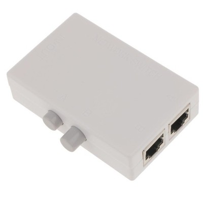 MT-VIKI 2 Ports AB Manuelle Netzwerkfreigabe-Switchbox 100 Mbit / S 2 In 1 Out