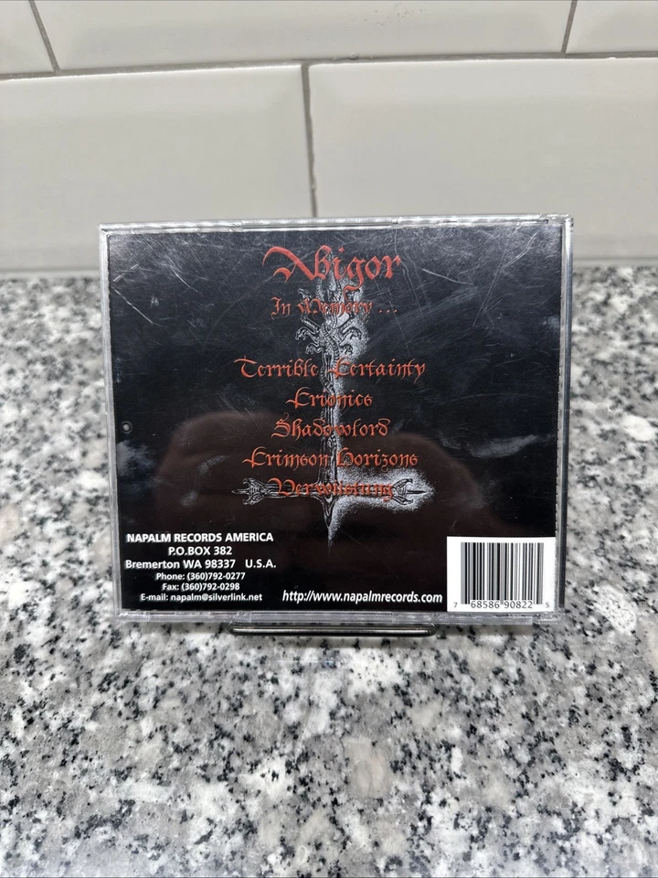 Abigor: In Memory NPR082 (CD, 2000) Tested Foto 2 de 4