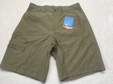 NWT Columbia Cargo Shorts Mens Size 30 Inseam 10" Barracuda Killer Short Green
