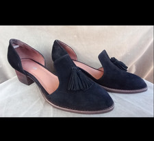 Free People Jeffrey Campbell Black Suede Cutout Tasse womens shoes Size 10