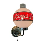 Vintage Adolf Coors Light Beer Wall Light Globe Sconce Style Bar