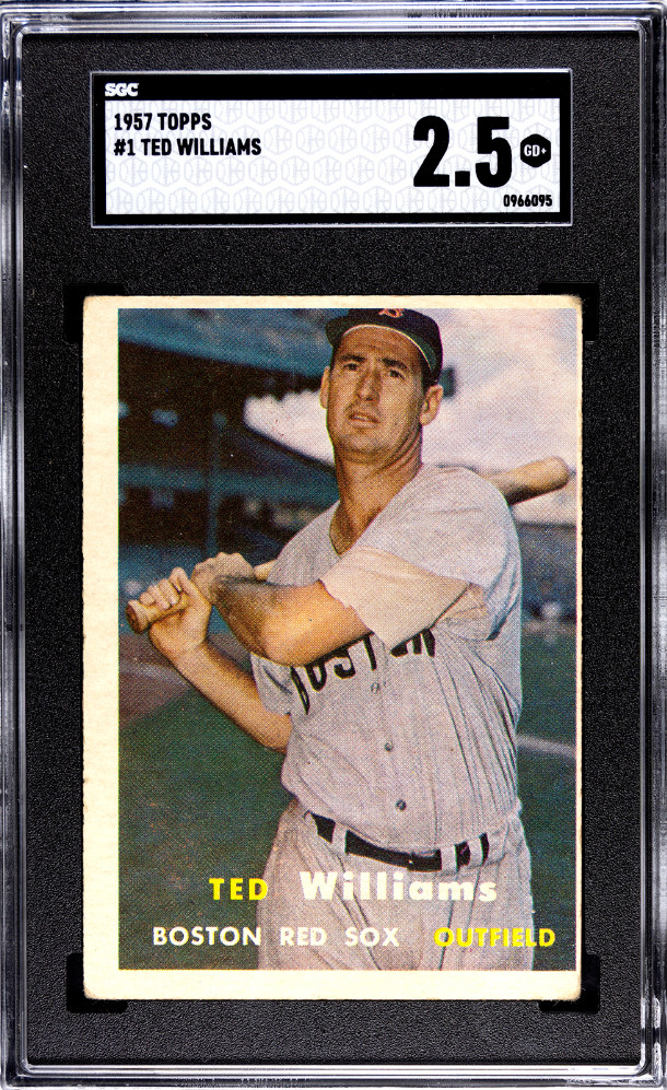 Ted Williams #1 (Baseball Cards 1957 Topps) — is it worth grading?
