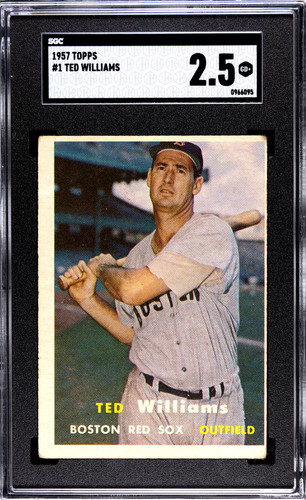 Ted Williams #1 1957 Topps card