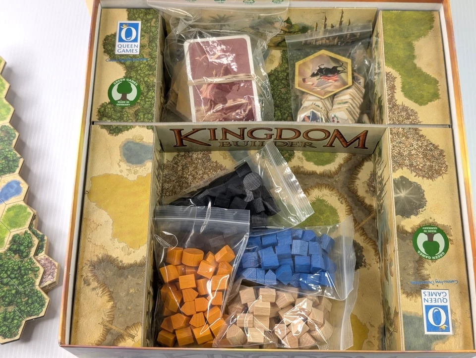 Kingdom Builder Juego de Mesa Queen Games Donald X Vaccarino 100% COMPLETO Foto 3 de 4