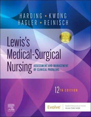 Lewis's Medical-Surgical Nursing: - Hardcover, by Harding PhD RN - Very Good