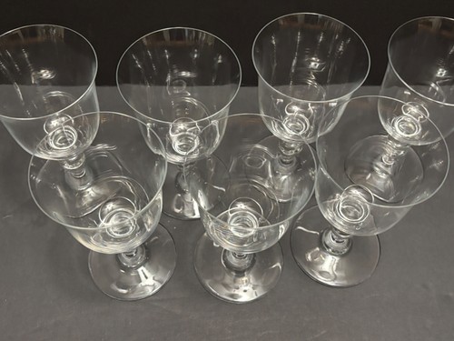 7 Baccarat PROVENCE 5 5/8" CLARET WINE GLASSES Vintage French 6 oz Goblets - Picture 5 of 15