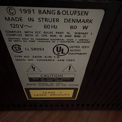 Bang & Olufsen Beosystem 2500 | eBay