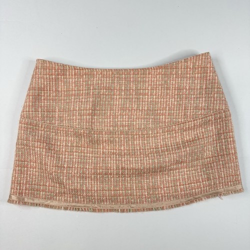 Minigonna vintage Abercrombie & Fitch donna Y2K tweed studentessa accademia taglia 0 - Foto 2 di 8