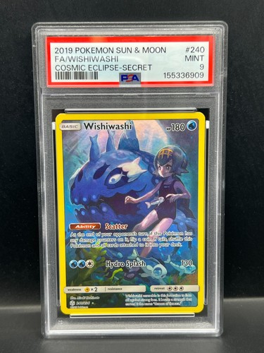 Wishiwashi graded PSA 9 for sale on eBay