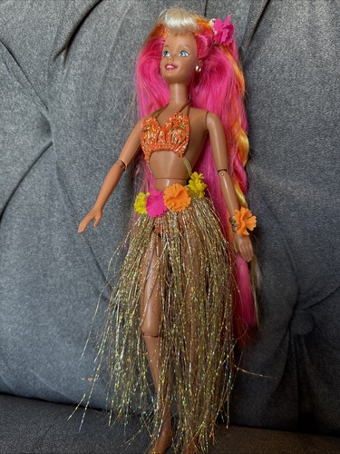 1996 Barbie Hula Hair with Accessories Nice! - Picture 2 of 5