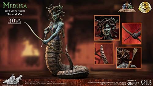 Ray Harryhausen Medusa 12.6in Figure Soft Vinyl Statue X-Plus Star