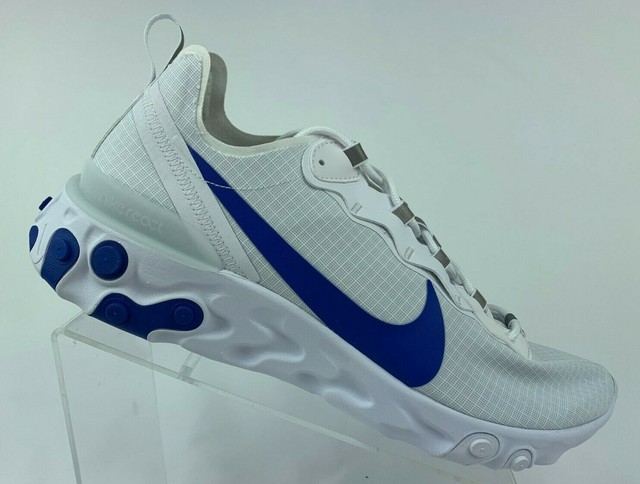 nike react element 55 white royal blue