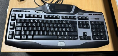 Logitech G15 Gaming Tastatur Keyboard Deutsch Schwarz mit Display