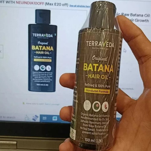 Organic Batana Oil - Hair Growth Oil, Botana Oil, Sourced from Honduras - 100ml - Picture 7 of 8