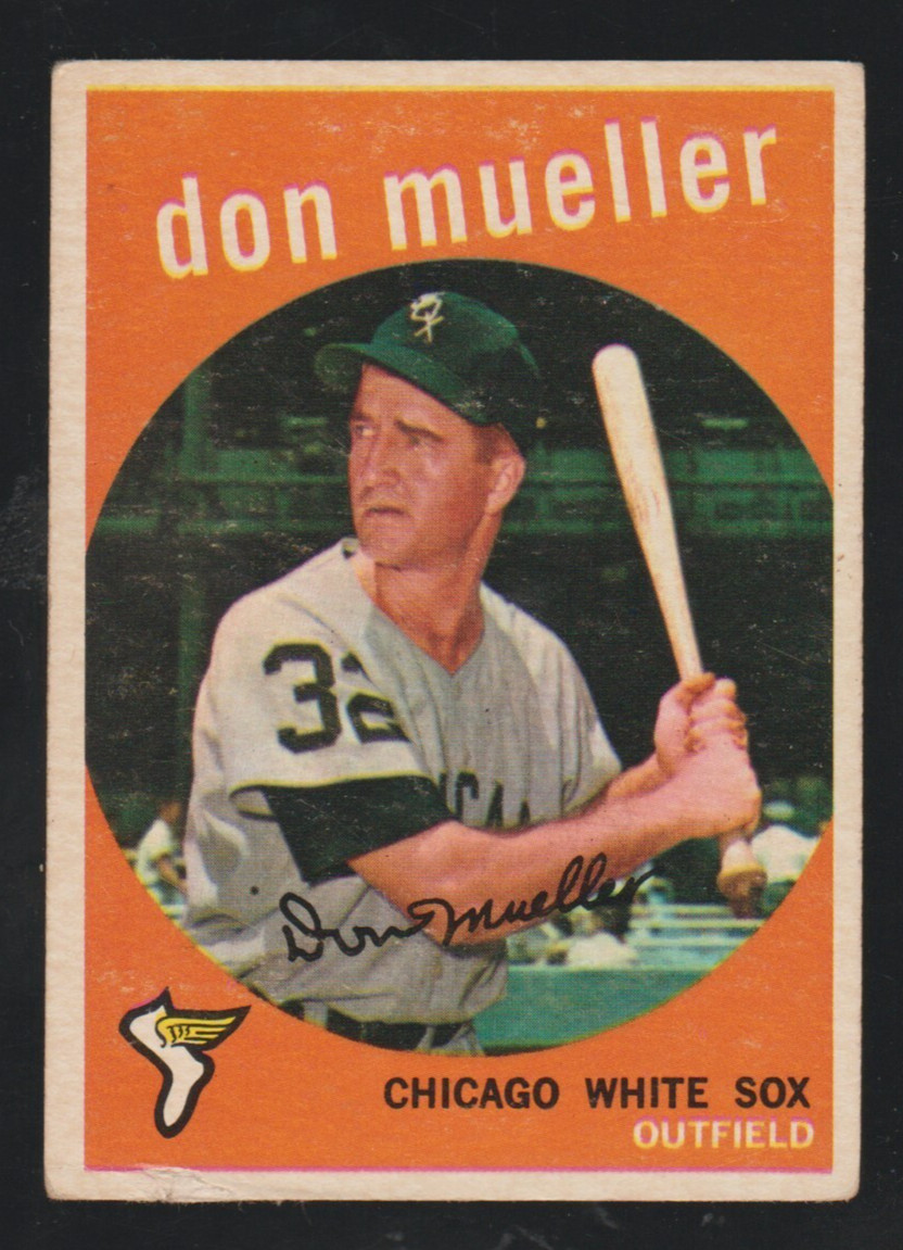 1959 Topps #368 Don Mueller - Chicago White Sox - New York Giants - VGEX+?