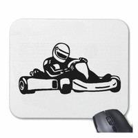 Mousepad Mauspad Go Kart - Karting - Go Kart Fahren - Kart Racing - Go Karthelm