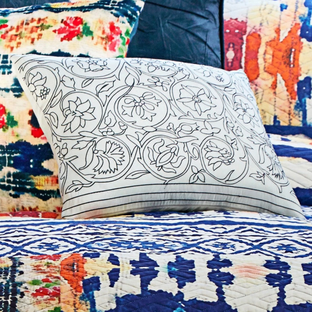 Poetic wanderlust top pillow sham