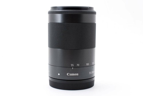 【Good】Canon Zoom Lens EF-M 55-200mm f/4.5-6.3 Black IS STM EOS 9517B002 F/S - Picture 8 of 10