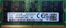SAMSUNG 16GB PC5-44800 DDR5 5600 MHz SODIMM Laptop  RAM  M425R2GA3BB0-CWM