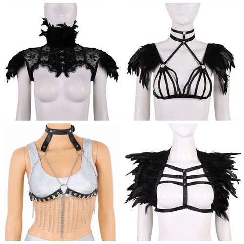 Sexy Punk Goth Lingerie Harness Cage 