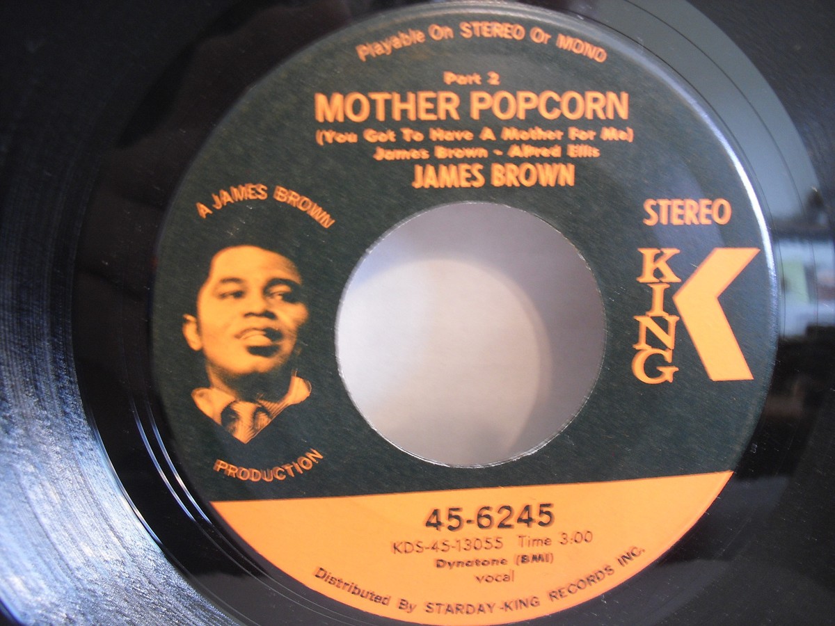 James Brown, Mother Popcorn Part 1 & 2, King Records 45-6245