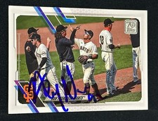 Alyssa Nakken Signed 2021 Topps Series Team Card Giants Autographed Auto