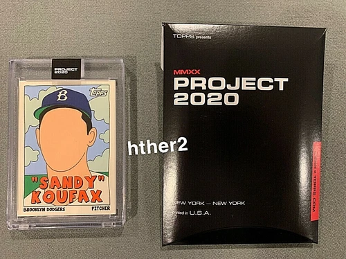Topps Project 2020 Card #76 Sandy Koufax - 1955 by Fucci PR / 6607