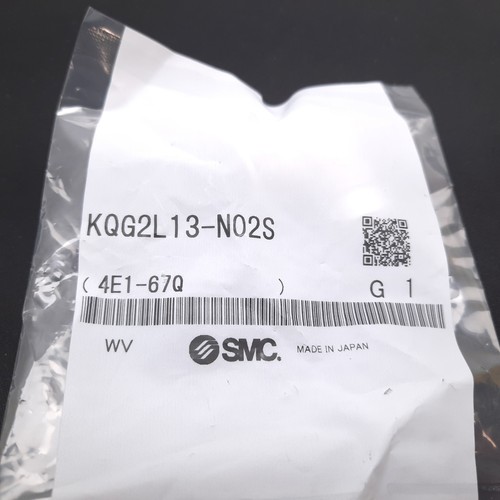 SMC KQG2L13-N02S Elbow Fitting, 1/4" NPT Male to 1/2" Tube OD, 316 SS - Picture 2 of 3
