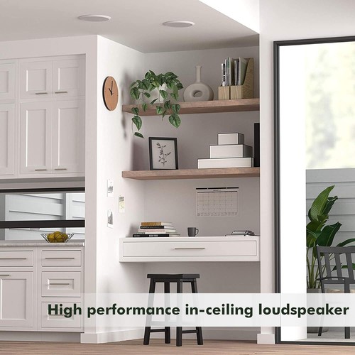 1000W Bluetooth Receiver w Mic & 6 QTY of 5.25” Ceiling Frameless Speaker - Picture 7 of 7