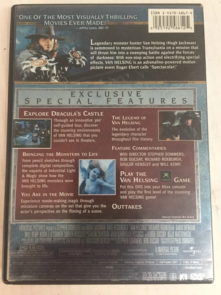 Van Helsing Hugh Jackman DVD Foto 2 de 2