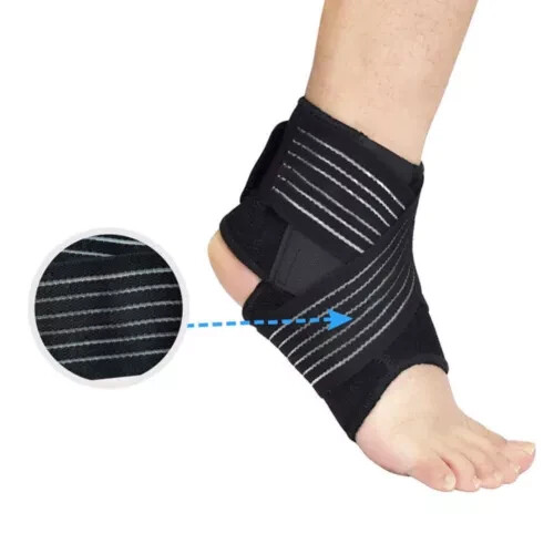 2 Stück Knöchelstütze Bandage für orthopädische Verstauchungsband Schwach Stabilisator & Sport - Bild 9 von 11