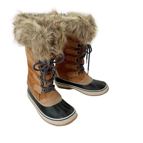 Sorel wasserdicht Joan of Arctic Fellbesatz Schnee Winterstiefel Größe 7 Einzelhandel 240 $ - Bild 16 von 16