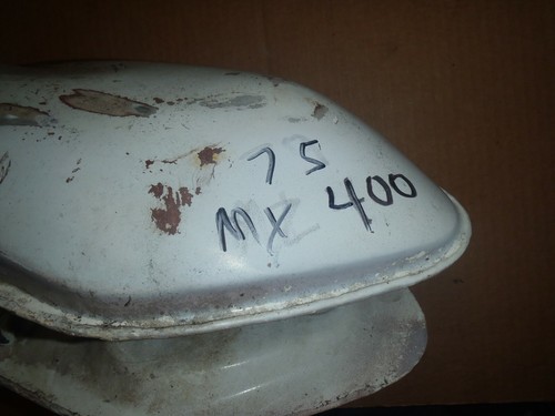1975 Yamaha MX 400 B 76 YZ 400/250 gas/fuel petrol tank/cap/petcock aluminum - Picture 3 of 9