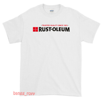 New Rustoleum spray paint coatings Logo Men's Funny T Shirt USA size S -XXL