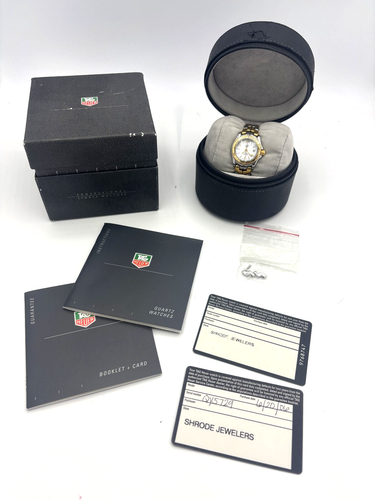 Tag Heuer Link WT1455 27 mm 18k Gold/Steel MOP Dial Quartz Women's Watch - Picture 7 of 7