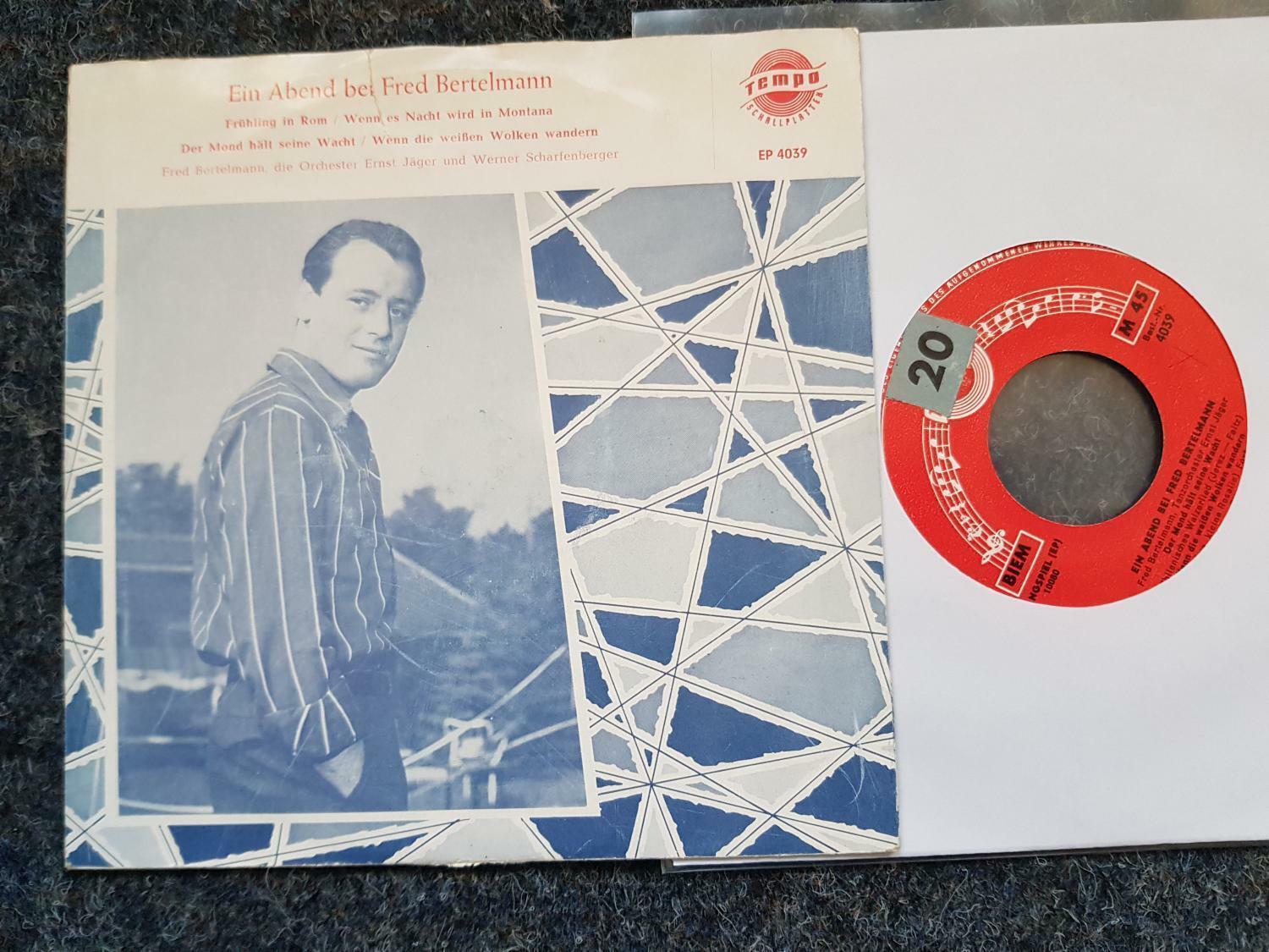 7"" EP Single Vinyl Fred Bertelmann - Ein Abend bei Fred