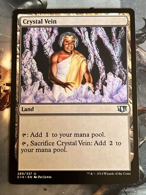 1x Crystal Vein Commander 2014 (C14) LP MTG Magic the Gathering x1