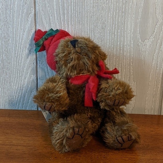 VTG Boyds Bear Brown Bear Scarf Toboggan Cottage Collectibles NWT Tracy VTG Boyds Bear Brown Bear Scarf Toboggan Cottage Collectibles NWT Tracy