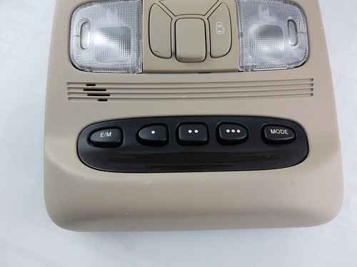Overhead Console w/Homelink 63650-08230 Tan Toyota Sienna 2005 2006 2007 - Picture 2 of 6