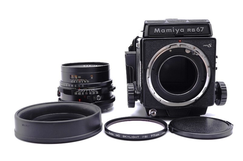 MAMIYA RB 67 Pro S+Sekor C 127mm f3.8 +120 Film Back Near