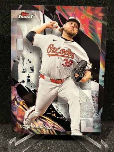 2024 Topps Finest Corbin Burnes Uncommon Baltimore Orioles #123 - Picture 1 of 2