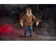 6 ft. Animated Motion Sensor Spooky Halloween LED Light Snapping Scarecrow Decor