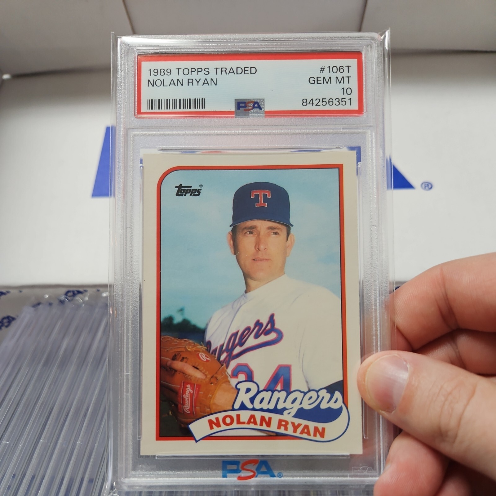 1989 Topps Traded Nolan Ryan Baseball Card #106T PSA 10 Gem Mint | eBay