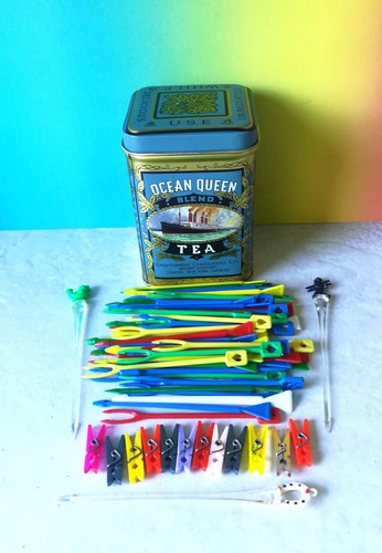 Alte Sammler-Teedose/Blechdose: Ocean Queen Tea - Bild 2 von 6