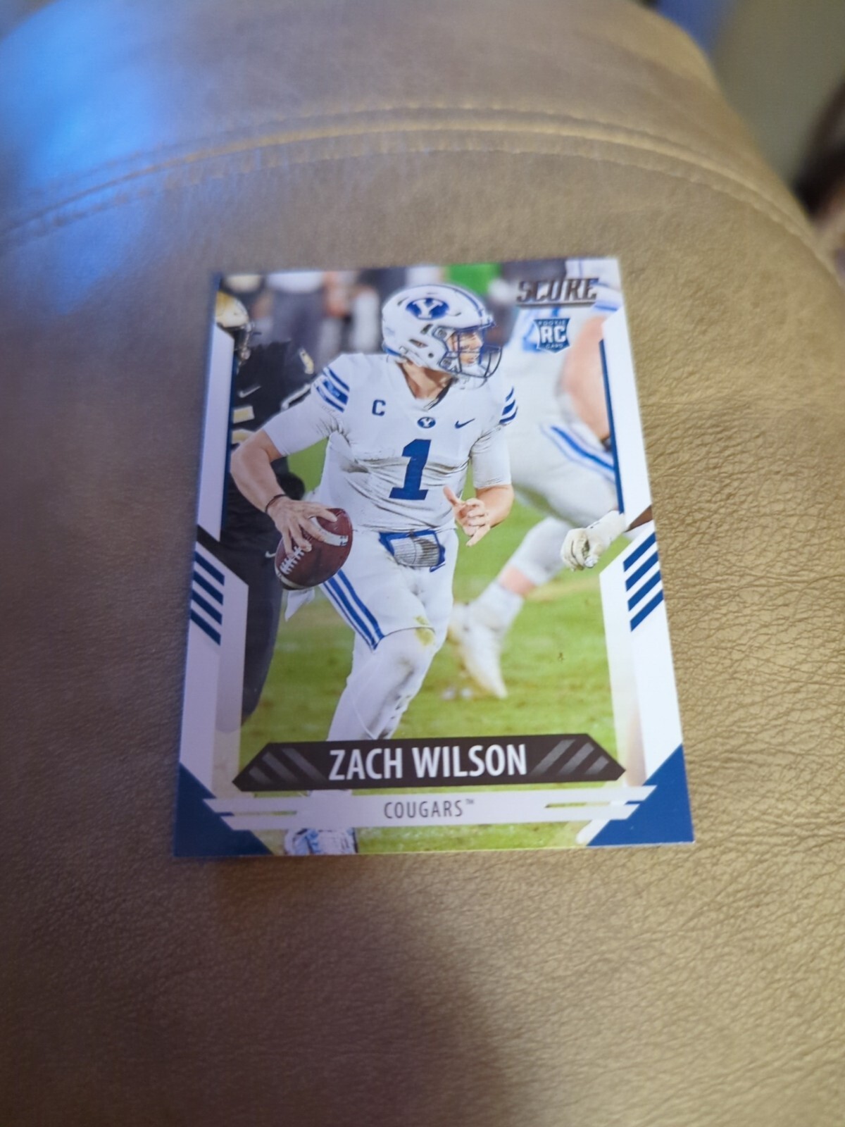 2021 PANINI SCORE FOOTBALL #304 ZACH WILSON RC BYU COUGARS NM-MT