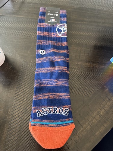 2020 Stance Houston Astros Men Size Large 9-13 Crew Socks MLB - Picture 3 of 7