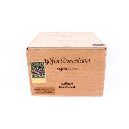 Menge 5 La Flor Dominicana Ligero L-500 leere Holzzigarrenbox 6,5"" x 6,25"" x 4,5 - Bild 5 von 10