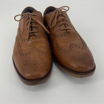 Cole Haan Mens Wingtip Oxford Brogue Shoes Brown Leather‎ Lace Up Dress Size 11 Cole Haan | Shoes | Cole Haan Mens Leather Wingtip Oxford  main image 3